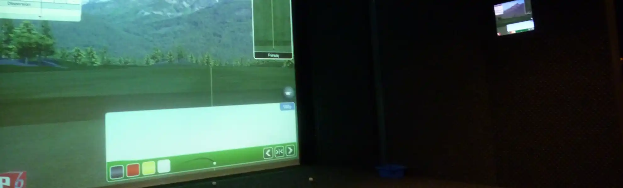 Virtual Reality Golf Simulator at Llwyngwair Manor